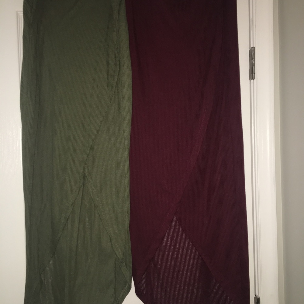 2 slit skirts